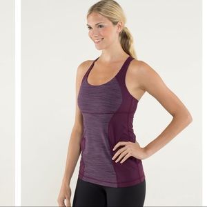 Lululemon Energy Tank. Plum. Size 4